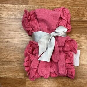 New‎ York & Company Scarf and Gloves Set Haute Pink Women's One Size NEW